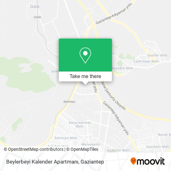 Beylerbeyi Kalender Apartmanı map