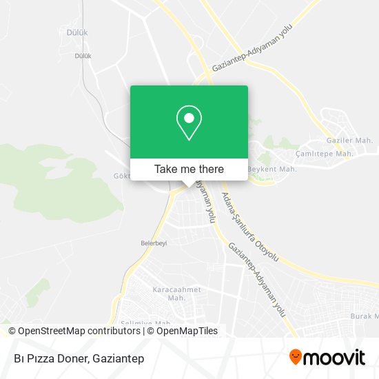 Bı Pızza Doner map