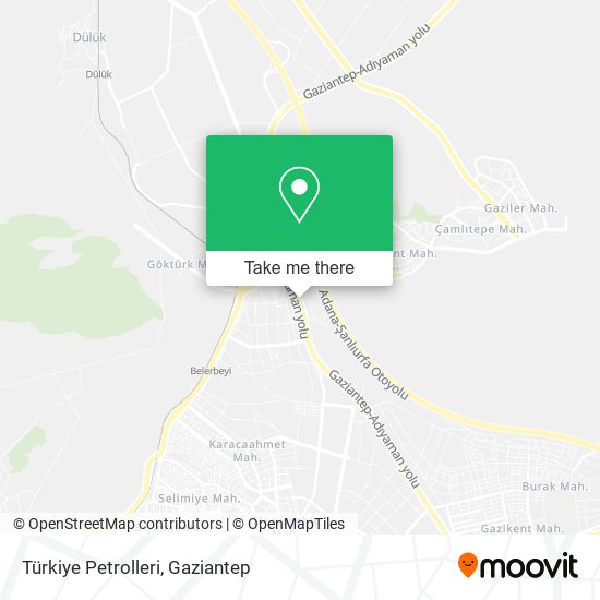 Türkiye Petrolleri map