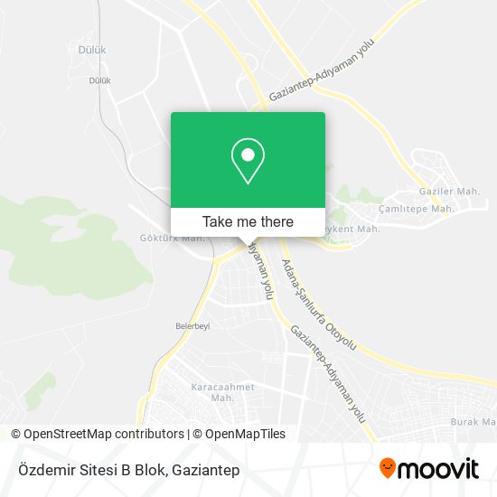 Özdemir Sitesi B Blok map