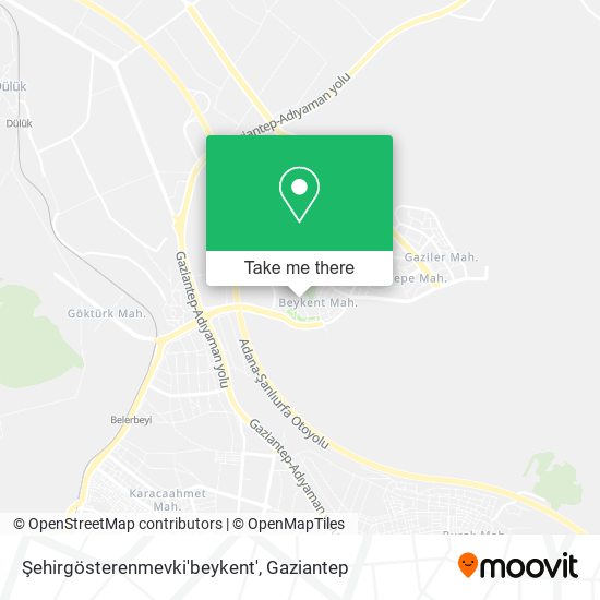 Şehirgösterenmevki'beykent' map