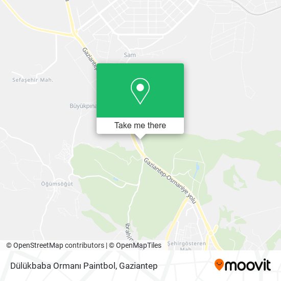 Dülükbaba Ormanı Paintbol map