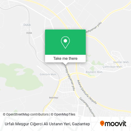 Urfalı Meşgur Ciğerci Ali Ustanın Yeri map