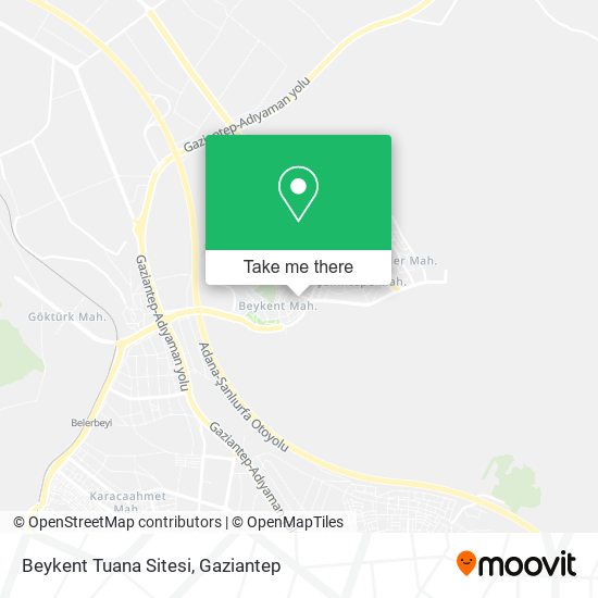 Beykent Tuana Sitesi map