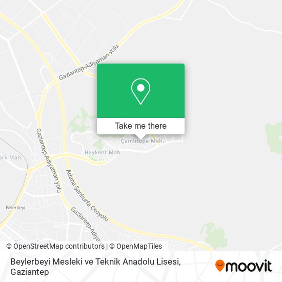 Beylerbeyi Mesleki ve Teknik Anadolu Lisesi map