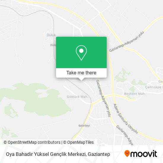Oya Bahadir Yüksel Gençlik Merkezi map