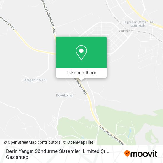 Derin Yangın Söndürme Sistemleri Limited Şti. map