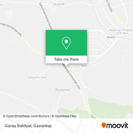 Günay Bakliyat map