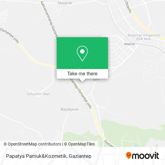 Papatya Pamuk&Kozmetik map