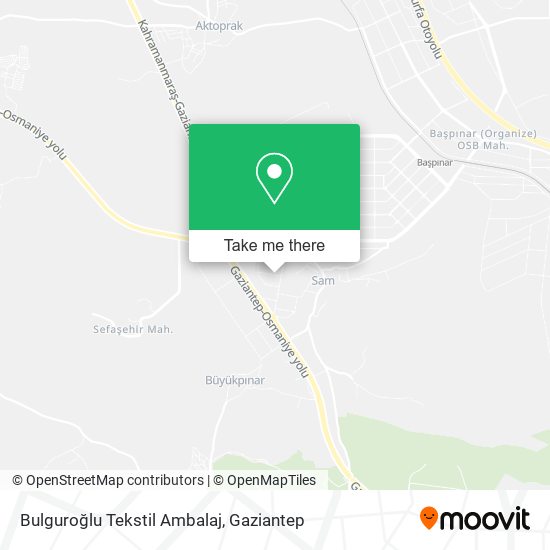 Bulguroğlu Tekstil Ambalaj map
