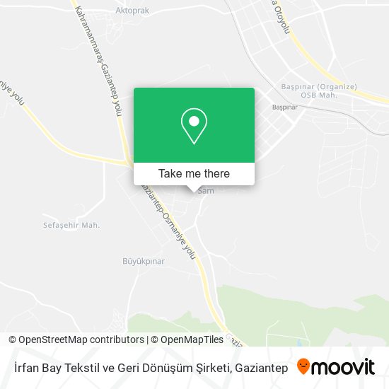 İrfan Bay Tekstil ve Geri Dönüşüm Şirketi map