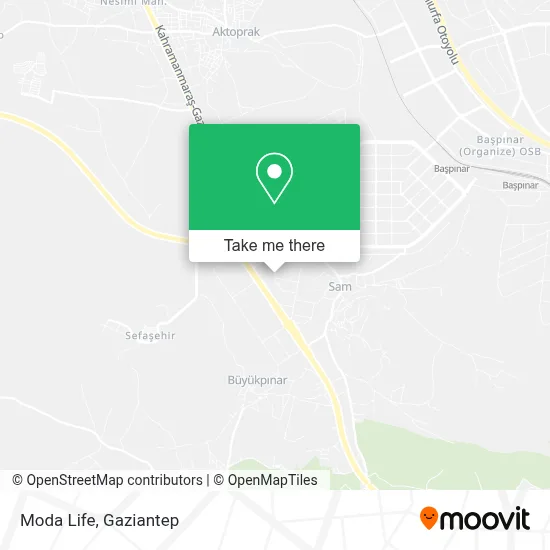Moda Life map