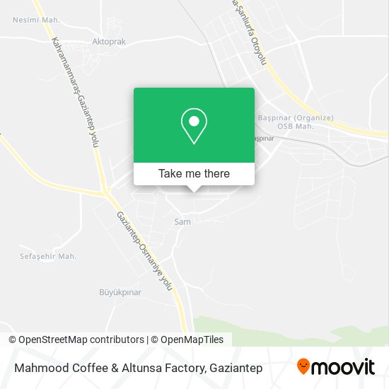 Mahmood Coffee & Altunsa Factory map