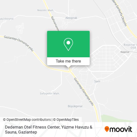 Dedeman Otel Fitness Center, Yüzme Havuzu & Sauna map