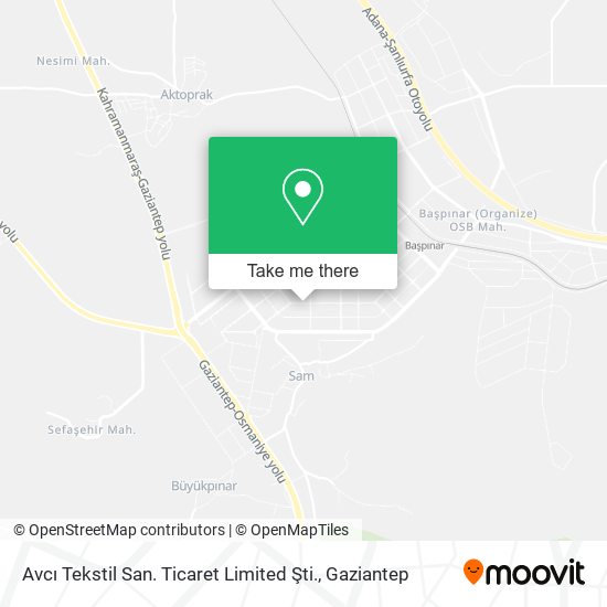 Avcı Tekstil San. Ticaret Limited Şti. map
