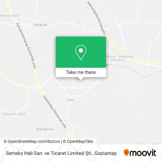 Serteks Halı San. ve Ticaret Limited Şti. map