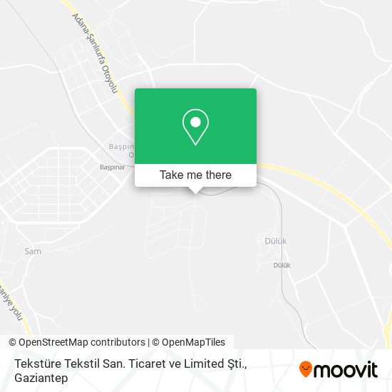 Tekstüre Tekstil San. Ticaret ve Limited Şti. map