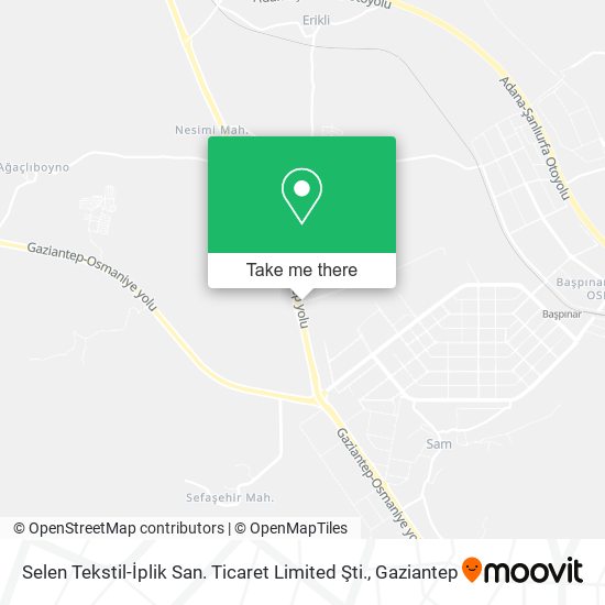 Selen Tekstil-İplik San. Ticaret Limited Şti. map