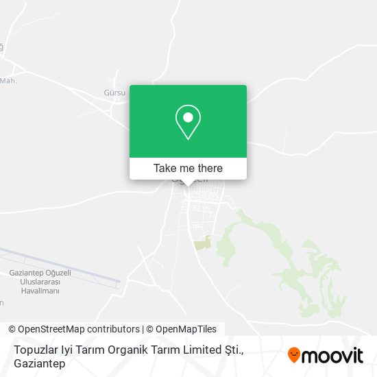 Topuzlar Iyi Tarım Organik Tarım Limited Şti. map