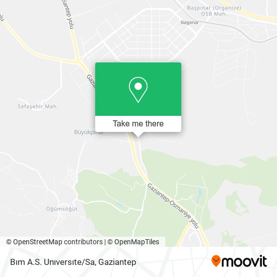 Bım A.S. Unıversıte/Sa map