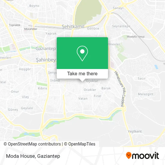 Moda House map