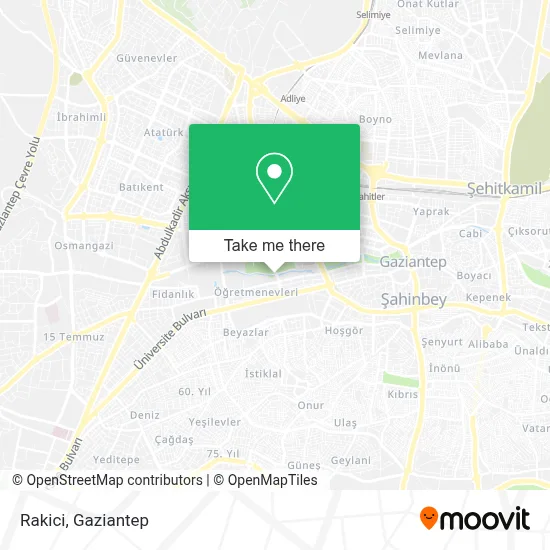 Rakici map