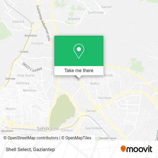 Shell Select map