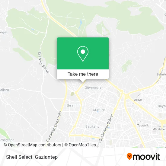 Shell Select map