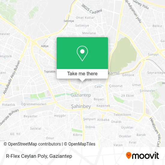 R-Flex Ceylan Poly map