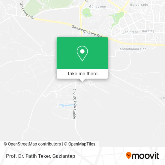 Prof. Dr. Fatih Teker map