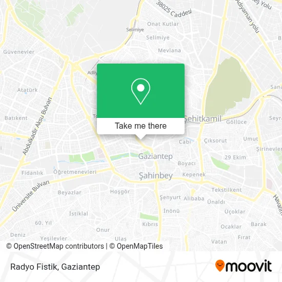 Radyo Fistik map