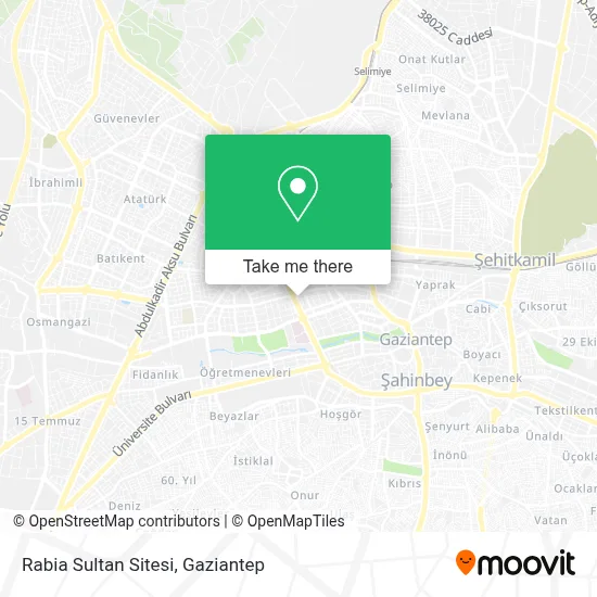 Rabia Sultan Sitesi map
