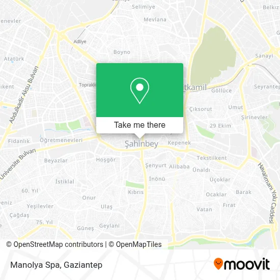 Manolya Spa map
