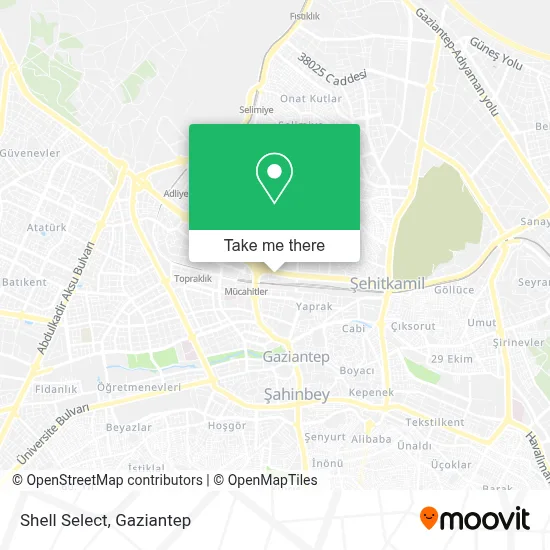 Shell Select map