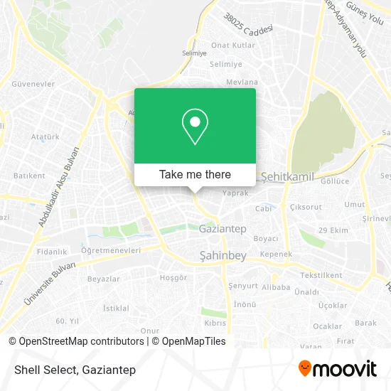 Shell Select map