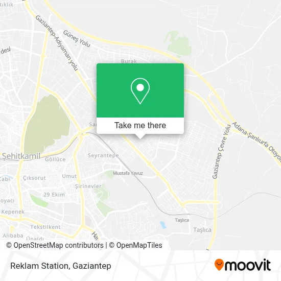 Reklam Station map