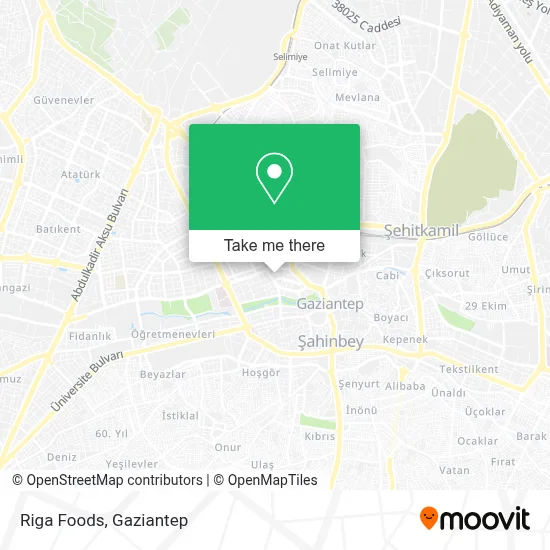 Riga Foods map