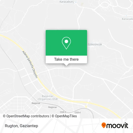 Rugton map
