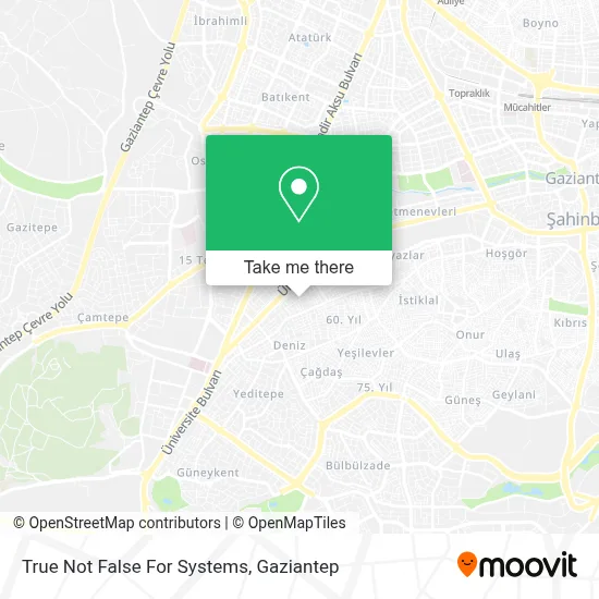 True Not False For Systems map