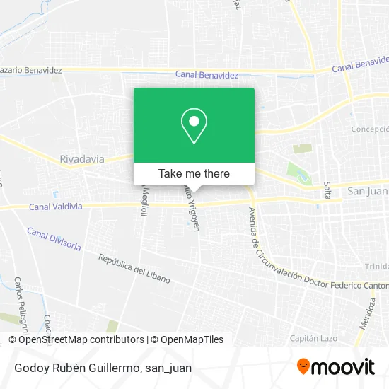 Godoy Rubén Guillermo map