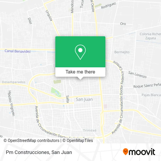 Pm Construcciones map