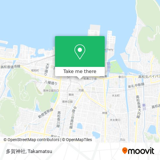 多賀神社 map