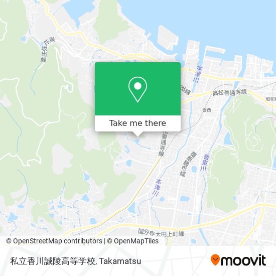 私立香川誠陵高等学校 map