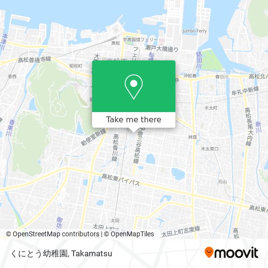 くにとう幼稚園 map