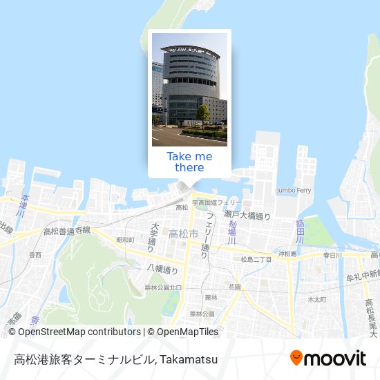 高松港旅客ターミナルビル map