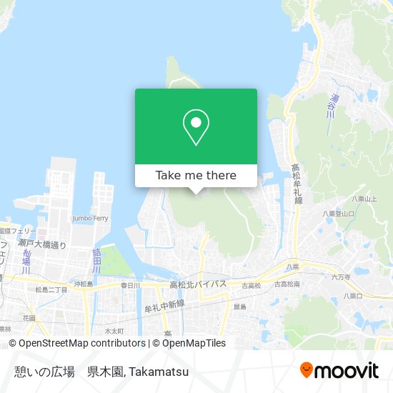 憩いの広場　県木園 map