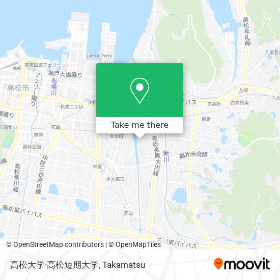 버스 또는 기차 으로 Takamatsu 에서 高松大学 高松短期大学 으로 가는법 Moovit