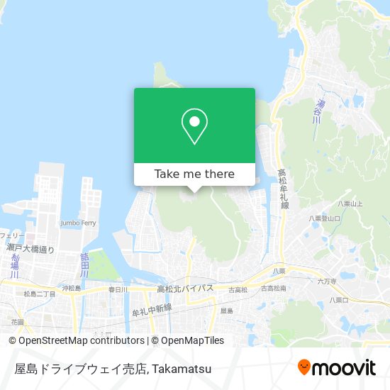 屋島ドライブウェイ売店 map