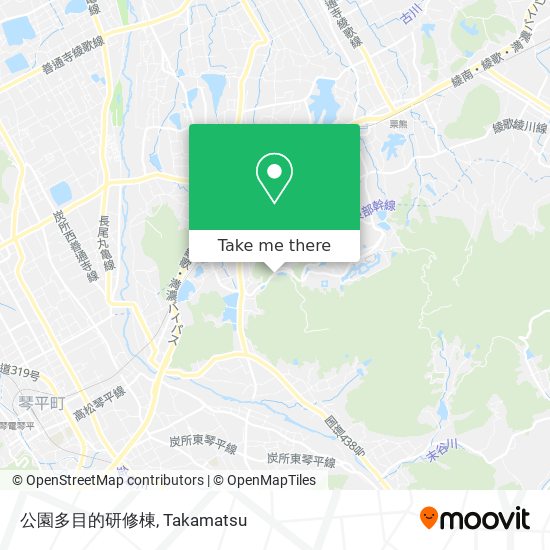 公園多目的研修棟 map