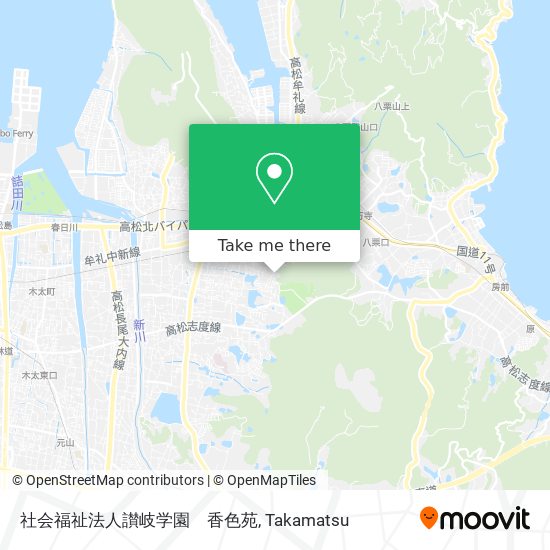社会福祉法人讃岐学園　香色苑 map